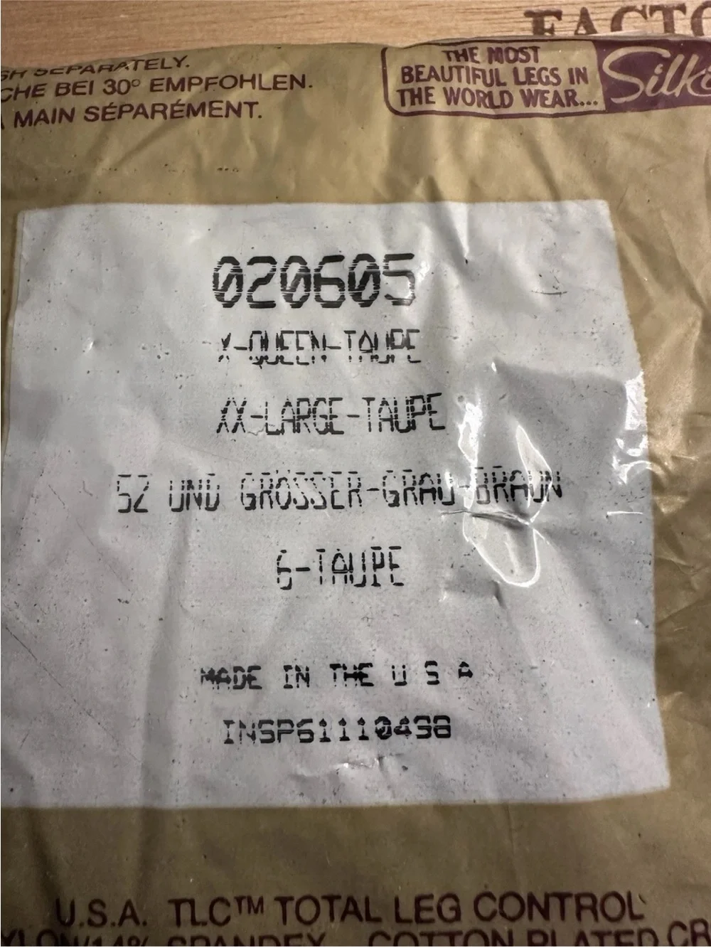 Silkies Pantyhose Taupe 020605